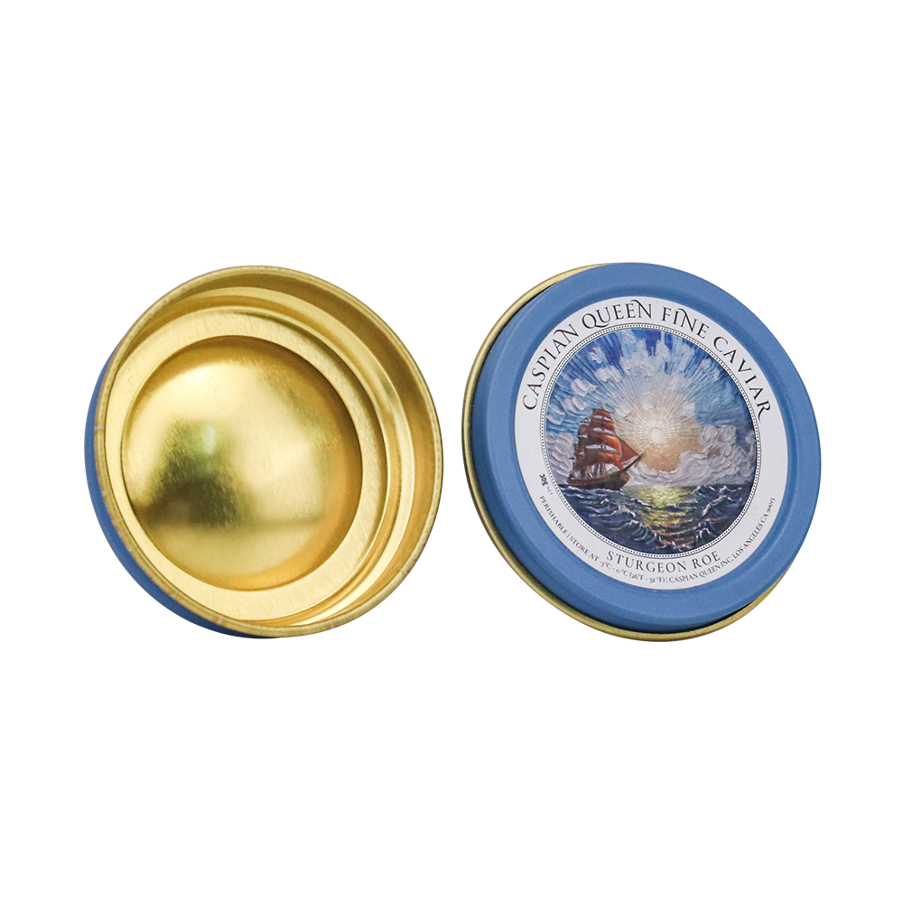 Small Capacity Caviar Tin Box